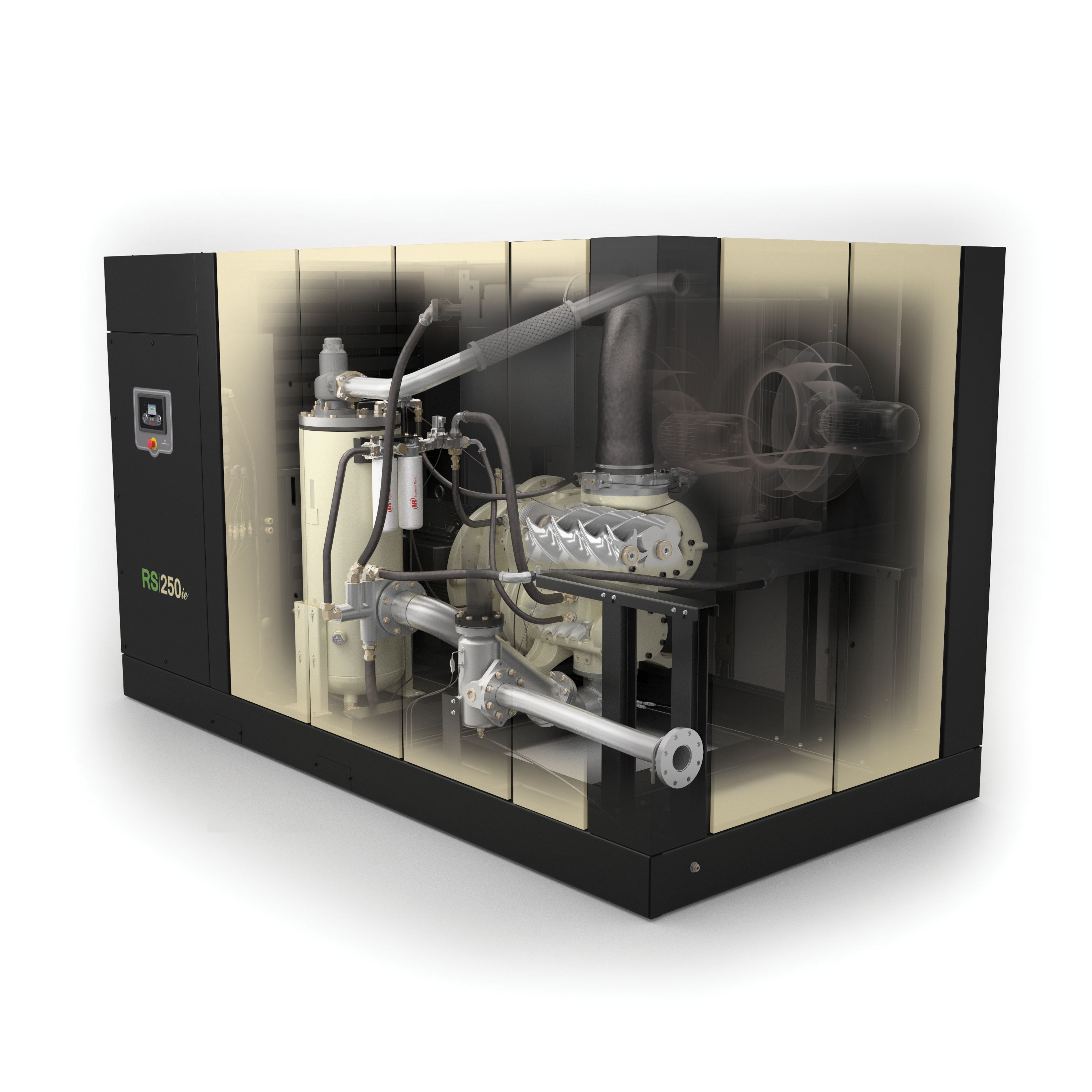 oil flooded air compressor Next Generation RS 250kW airend cutaway 5