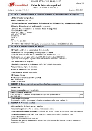 safety-data-sheet-ultra-food-grade-lubricant-europe-with-eec-directive-spanish