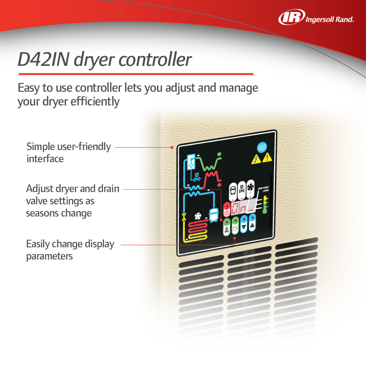compressed air treatment D42INdryercontroller