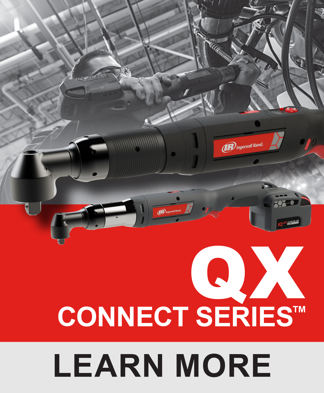 Take total control of your fastening process today with QX Connect Series power tools