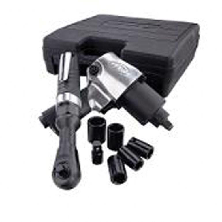 2317G EDGE Series 1 2"" Air Impact Wrench and 3 8"" Air Ratchet Kit